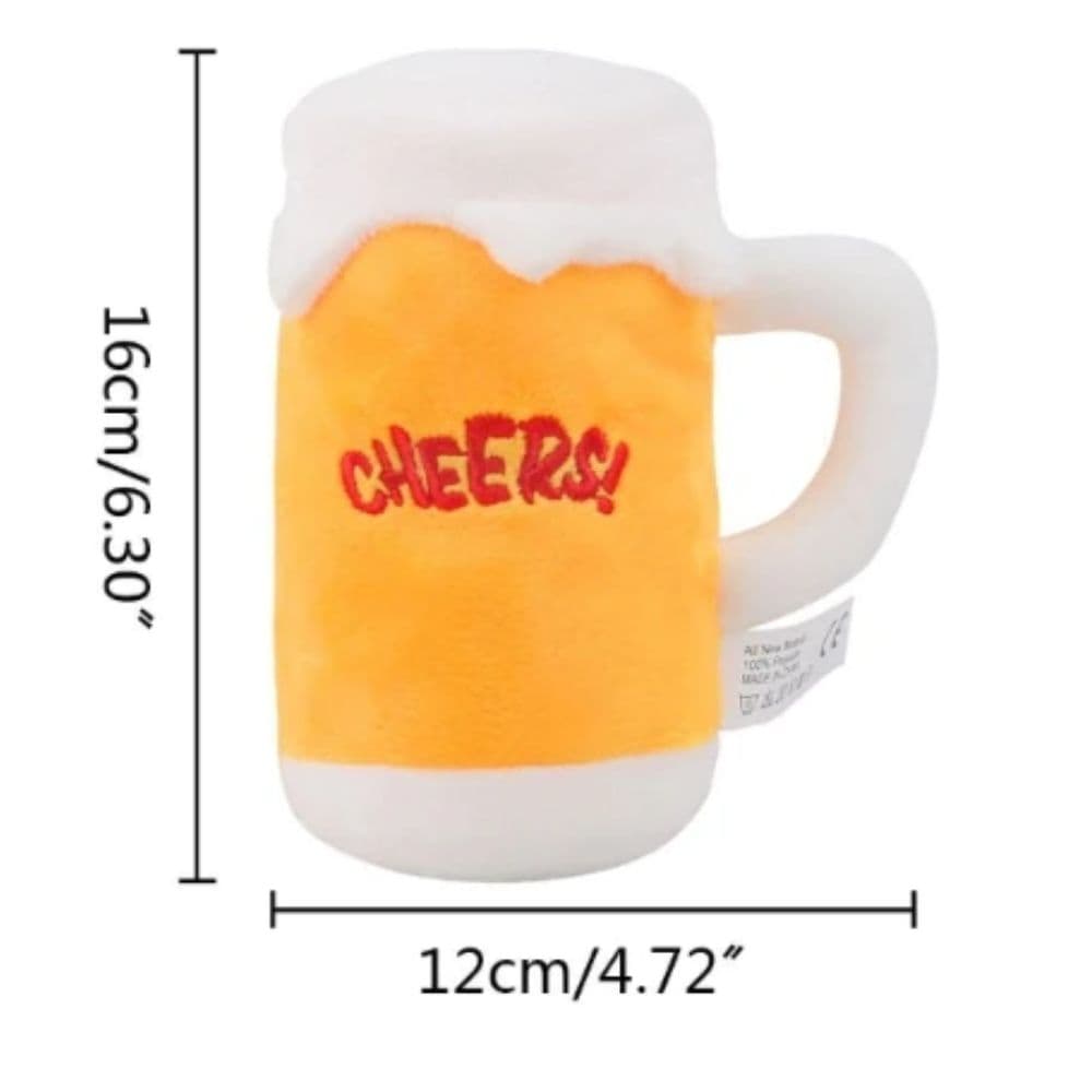 Beer Mug Plush Toy Dimensions