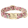 Beige Personalized Floral Collar