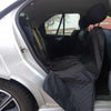 Load image into Gallery viewer, Black Waterproof Car Seat Cover fitted on the back seats of a car