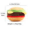 Burger Squeaky Dog Toy Dimensions