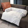Load image into Gallery viewer, Calming Cuddle Furniture Protector Light Gray variant placed on a couch