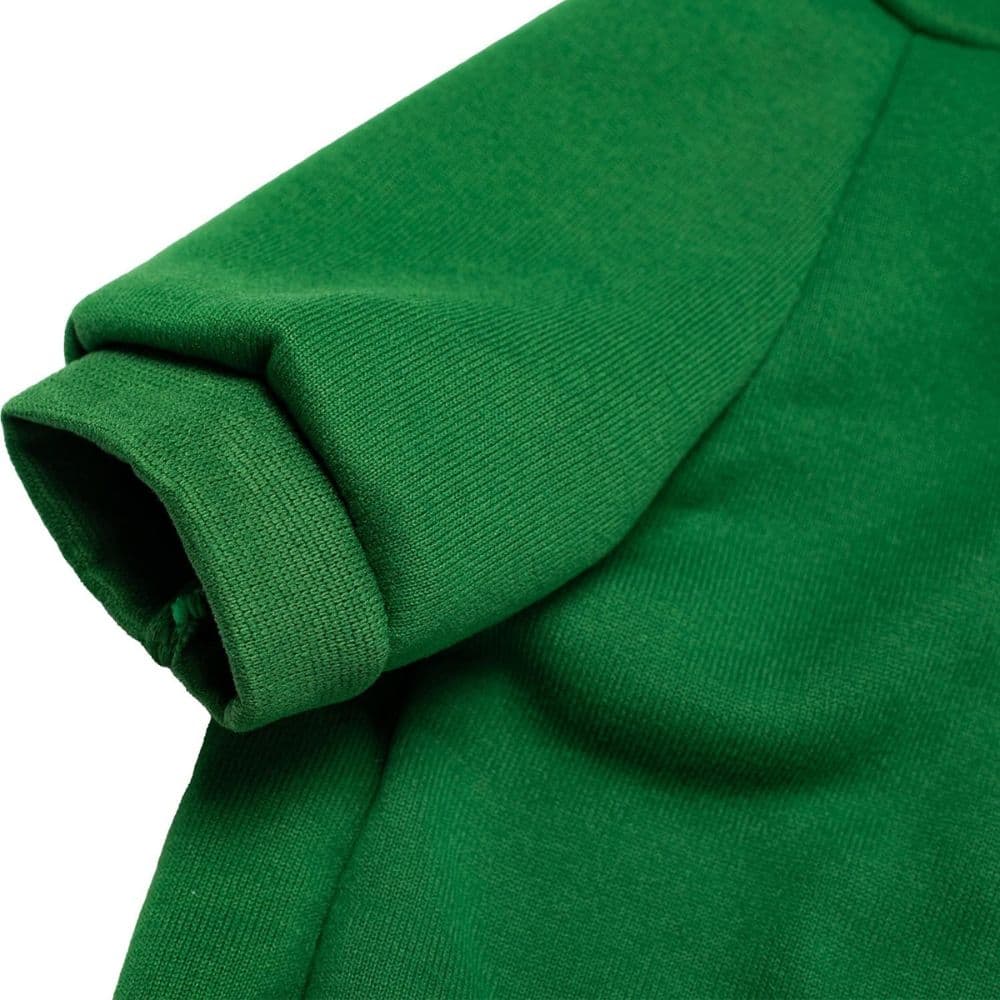 Froggy Dog Hoodie sleeve close up