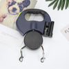 Load image into Gallery viewer, Gray Double Retractable Leash variant