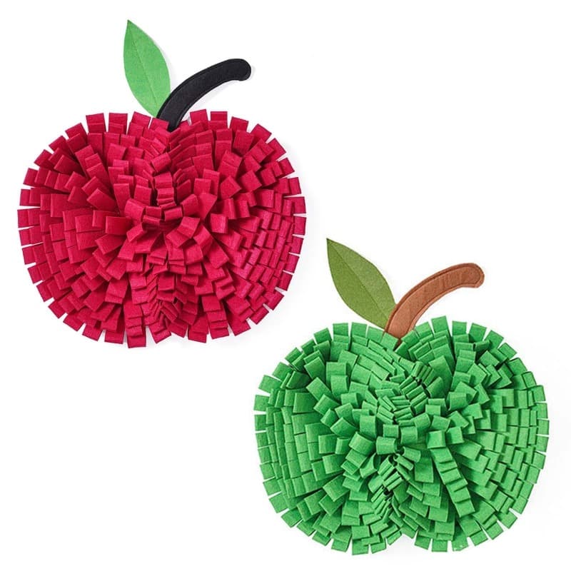 Green and Red Apple Snuffle Mat