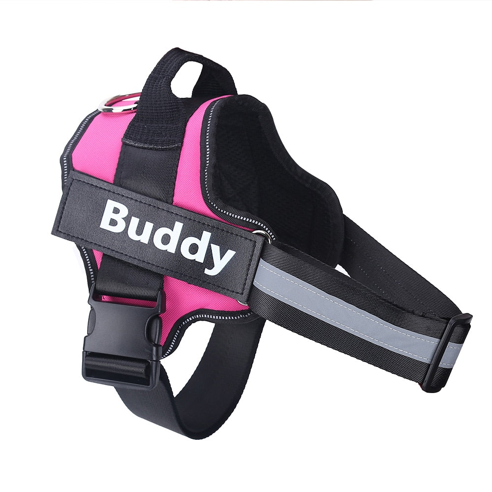 Pink Personalized Reflective Harness