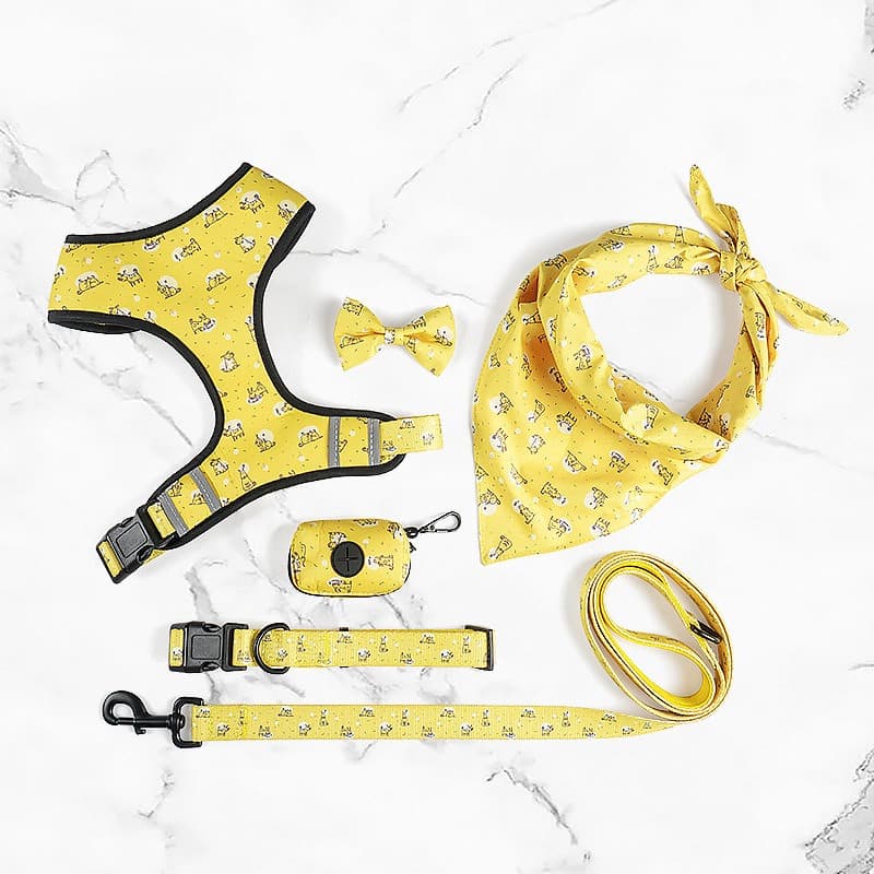 Yellow Six Piece Harness Set