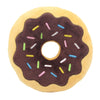 Chocolate Squeaky Donut Plush Toy